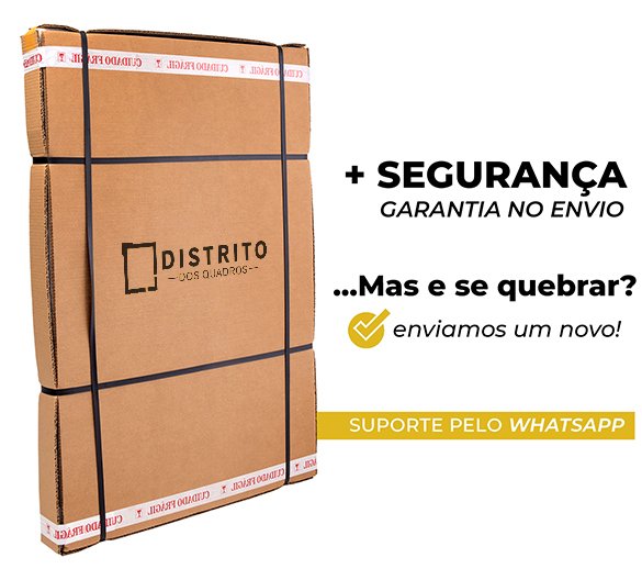 Embalagem segura dos quadros